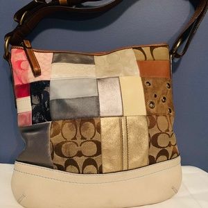 Coach 2006 Vintage Patchwork Cross Body Purse/ Bag